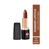REVA Shimmer Lipstick Cold Brown-Brown Series-Işıltı Ruj Kahve Serisi No:916 4 gr