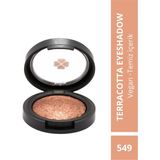 Reva Terracotta Far & Terracotta Eyeshadow - Vegan & Temiz Içerik Rv549 - Kahverengi - 549