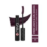 REVA Uzatan Hibrit Maskara Mürdüm - Hybrid Length & Curl Mascara Prune - No: 323 - Vegan Temiz Içerik