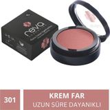 Reva Vegan Krem Göz Farı - No. 301 | Temiz Içerik, Uzun Süre Kalıcı & Mono Cream Eyeshadow Gül Pembe