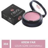 Reva Vegan Krem Göz Farı - No. 304 | Temiz Içerik, Uzun Süre Kalıcı & Mono Cream Eyeshadow - Orchid Pink - No:304