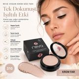 Reva Vegan Krem Göz Farı - No. 310 | Temiz Içerik, Uzun Süre Kalıcı & Mono Cream Eyeshadow - Petal Pink - No:310