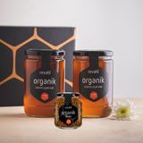 Revahi Polifloralı Organik Süzme Çicek Balı 2li (850GR)+POLEN Hediye - 1,7 kg