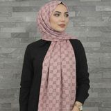 Revam Collection G Desen Kaşmir Şal Pudra
