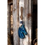 Revard Home Nazar Boncuklu Asil At Figürlü Seramik El Yapımı Dekoratif Duvar Süsü Eşyası 9X24 CM