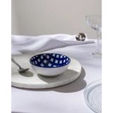 Reve Bleu Raye Kase - Mavi/Beyaz - 12 cm