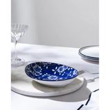 Reve Bleu Vista Tabak - 19 cm - Mavi/Beyaz