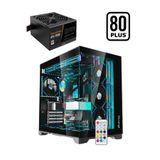 Revenge 700W PSU Kumandalı Supernova 7x Argb Fanlı Atx Temperli Cam Panel Akvaryum Usb 3.0 Gaming Bilgisayar Kasası