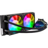 Revenge Nitro Cold 200 Intel ve Amd Destekli Rgb Fanlı Infinite Panel Cpu Işlemci 240MM Sıvı Soğutma Sistemi - Siyah