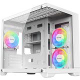 Revenge Nova RGB 3 Fanlı Beyaz Micro ATX Gaming Bilgisayar Kasası