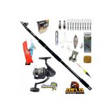 Revenger Rv-65 Oslo Black Fight 360Cm 100-200Gr Profesyonel Surf Sazan Kıyı Olta Takımı Seti