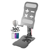 Rever PLUS+ Masaüstü Telefon Tutucu Metal Katlanabilir 360° Ayarlanabilir Yükseklik ve Açı Ayarlı Stand