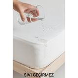 Reverance Bambu Premium Sıvı Geçirmez Fitted Alez %100 Bambu Ultra Konfor Yatak Koruyucu 4 Mevsim Anti Alerjik - Beyaz - 60 x 120 cm