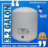 Reverse Osmosis Tezgahaltı Su Arıtma Cihazı Çelik 12 lt Tank - Vana