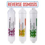 Reverse Osmosis Water System Kapalı Kasa 3 Lü Set Inline Su Arıtma Filtresi Ro 122