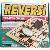 Reversi Ahşap Orta Boy Strateji Aile Zeka ve Eğlence Oyunu - 30x30