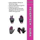 Revertech Aura Pembe - Dokunmatik Ekran Uyumlu Kadın Motosiklet Eldiveni + Buff Hediyeli