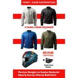 Revertech Şehir Içi Kullanıma Uygun Korumalı Yazlık Motosiklet Montu + Hediye Axxıs Draken S Dınatoon C7 Kask 🎁