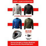 Revertech Şehir Içi Kullanıma Uygun Korumalı Yazlık Motosiklet Montu + Hediye Axxıs Draken S Forza B5 Kask 🎁 - 3XL