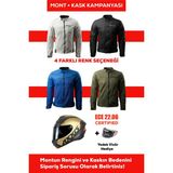 Revertech Şehir Içi Kullanıma Uygun Korumalı Yazlık Motosiklet Montu + Hediye Axxıs Draken S Gear A9 Kask 🎁 - 2XL