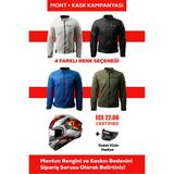 Revertech Şehir Içi Kullanıma Uygun Korumalı Yazlık Motosiklet Montu + Hediye Axxıs Draken S Jolly Kask 🎁 - XL