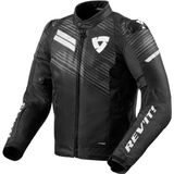 Revit Apex H2O Motosiklet Montu Siyah - Beyaz Polyester Malzeme ile 4 Mevsim Kullanıma Uygun - 3XL