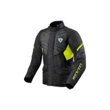 Revıt Duke H2O Motorsiklet Montu - 2XL - Siyah - Neon Sarı