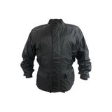 Revit Monsoon Ayarlanabilir Bantlı Motosiklet PVC Yağmurluk Cepli Üst XS Beden Siyah