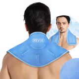 REVIX XL boyun buz paketi yaralanmalar için yeniden kullanılabilir jel boyun buz sargısı, ağrı kesici için, sıcak ve soğuk kompres, kronik ağrı, spor yaralanmaları ve servikal cerrahi kurtarma için,