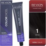 Revlon Color Excel 1 Siyah Amanyoksız Saç Boyası 70 ml