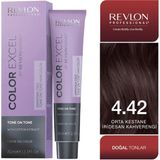 Revlon Color Excel 4.42 Yoğun Bakır Orta Kahve Yarı Kalıcı Saç Boyası 70 ml