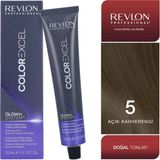 Revlon Color Excel 5 Açık Kahve Yarı Kalıcı Saç Boyası 70 ml