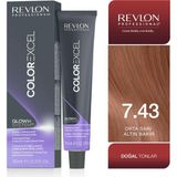 Revlon Color Excel 7.43 Bakır Altın Kumral Yarı Kalıcı Saç Boyası 70 ml