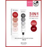 Revlon Nutri Color Filters 600 Fire Red – Canlı Kırmızı Tonları İçin Renk Yenileyici ve Parlaklık Veren Saç Maskesi 100 ml