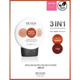 Revlon Nutri Color Filters 740 Light Copper – Açık Bakır Tonları İçin Renk Yenileyici ve Parlaklık Veren Saç Maskesi 240 ml