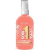 Revlon Uniqone Hair Treatment Curls Kıvırcık Dalgalı Saçlar Için Besleyici Sprey Saç Kremi 230 ml - Şeffaf - Standart