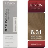 Revlonissimo CC 6.31 Altın Küllü Koyu Sarı Kalıcı Saç Boyası 60 ml