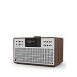 Revo Ceviz Gümüş Supercd Sound System Cd Player Dab + Fm İnternet Bluetooth'lu Dijital Radyo - Kahverengi