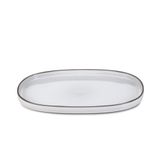 Revol Caractere Beyaz 35x21 Oval Tabak