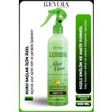 REVOLA EXPERT Kuru Saçlar İçin Ekstra Nem Sağlayan Durulanmayan Aloe Vera Fön Suyu Nemlendirici Saç Bakım Spreyi