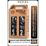 Revola Kristal A Plus Keratin Brezilya Fönü Seti 2’li 500 ml – Kalıcı Saç Düzleştirici, Profesyonel Saç Bakım ve Onarım Seti