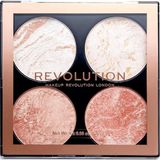 Revolution Cheek Kit Allık Paleti Take A Breather Mat ve Işıltılı Seçenekler ile Profesyonel Makyaj