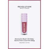 Revolution Dudak Parlatıcısı Y2K Baby Bomb That's Cute Pink Parlak Etki 4.5 G