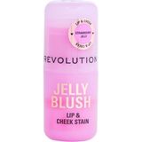 Revolution Jelly Lip & Cheek Strawberry Pink Allık Stick (7'li Paket)