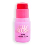 Revolution Jelly Lip Cheek Strawberry Pink Stick Allık