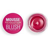 Revolution Mousse Passion Deep Pink Doğal Görünüm ve Uzun Süre Kalıcı Etki Allık
