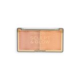 Revolution Pro Highlighter Sculpt & Glow Palette Medium Deep