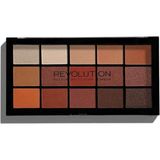 Revolution Reloaded Iconic Fever Göz Farı Paleti 15 Renk Kahverengi ve Turuncu Tonlarıyla Mat ve Işıltılı Seçenekler