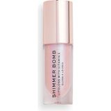 Revolution Shimmer Bomb Lip Gloss Şeffaf Renkli Parlak Bitiş ile Etkileyici Görünüm
