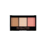 Revolution Ultra Sculpt & Kontür Paleti, Fair C01, Bronzlaştırıcı, Aydınlatıcı ve Allık